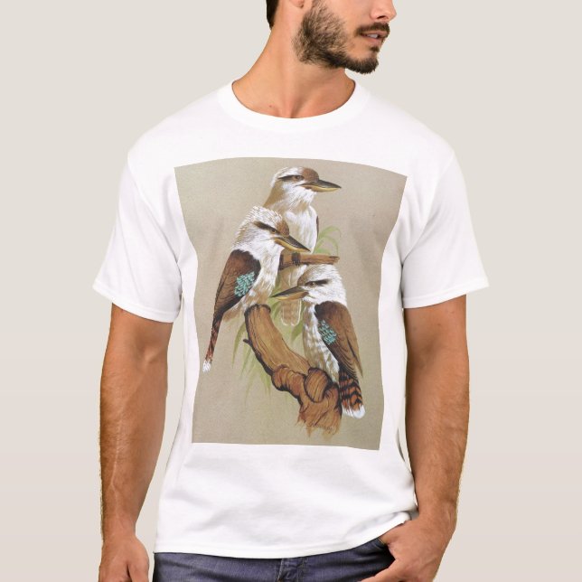 Camiseta Kookaburra de riso - gigas do Dacelo (Frente)