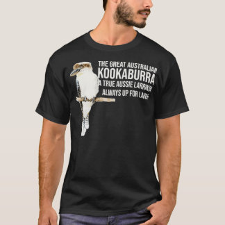 Camiseta Kookaburra ri Engraçado australiano Rindo Pássaro