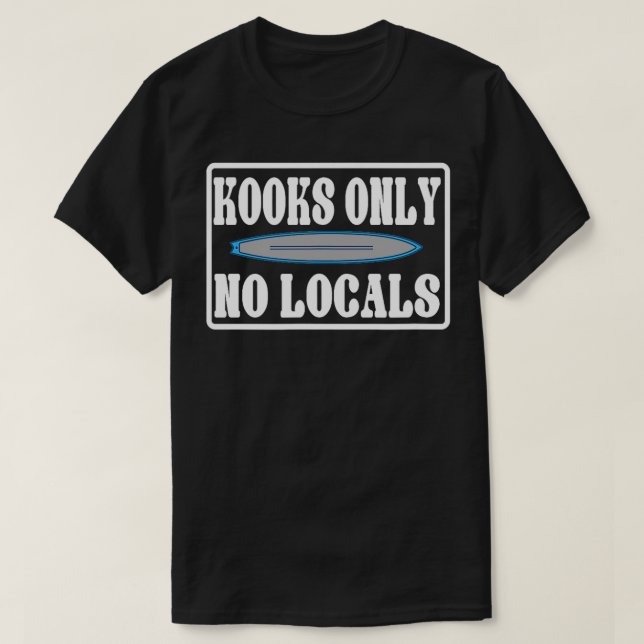Camiseta Kooks Apenas Sem Surf Local (Frente do Design)