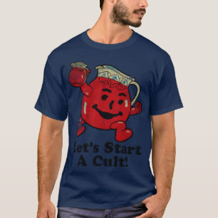 Camiseta Kool Aid Man Vamos Iniciar um Culto família famíli