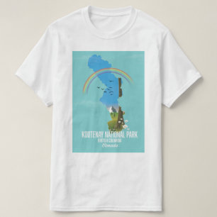 Camiseta Kootenay, parque nacional Canadá de Kootenay