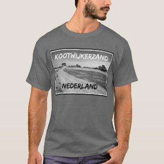 Camiseta Kootwijkerzand, Países Baixos, preto e branco