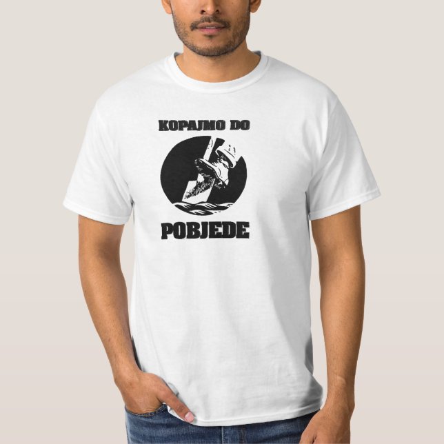 Camiseta Kopajmo faz o poster de Pobjede Sarajevo (Frente)