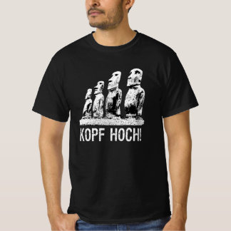 Camiseta Kopf Hoch! Moai Easter Island Rapa Nui