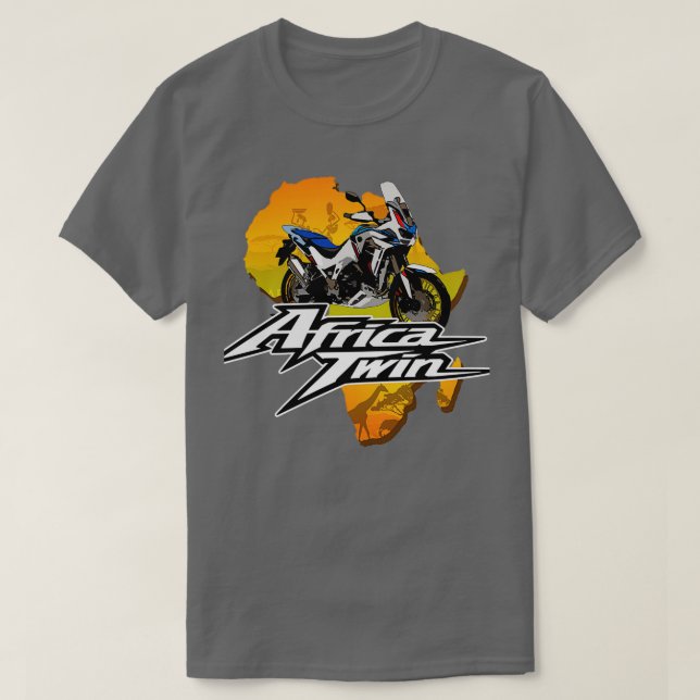 Camiseta Kopie von Africa, Sinal De Motocicleta Gêmeo De Vi (Frente do Design)