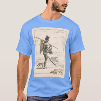 Camiseta Korah Hottentot macho do livro Sketches repres