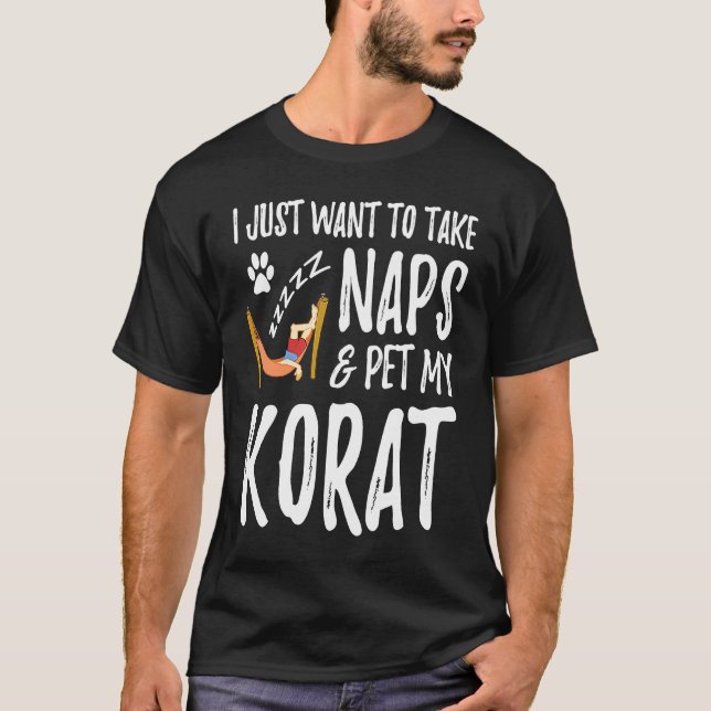 Camiseta Korat Mãe Soneca  Mãe do Gato  Ideia (Frente)