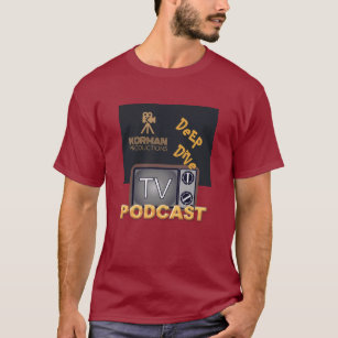 Camiseta Korman Productions Deep Dive TV Podcast