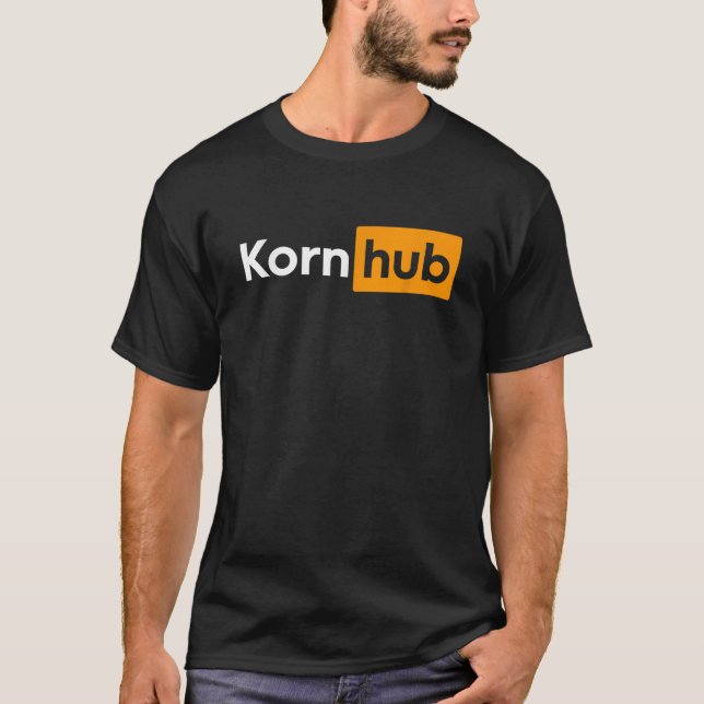 Camiseta Korn Hub X Kornhub Nascer4korn Nascer para Korn Gr (Frente)