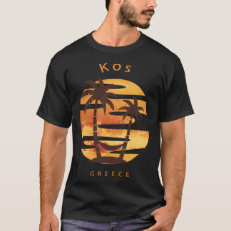 Camiseta Kos Grécia Ilha da Ilha do Mar Mediterrâneo do Sul