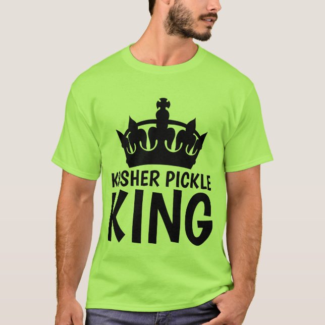 Camiseta KOSHER PICKLE KING T-shirts (Frente)