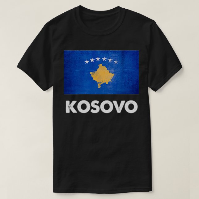 Camiseta Kosova Flag (Frente do Design)