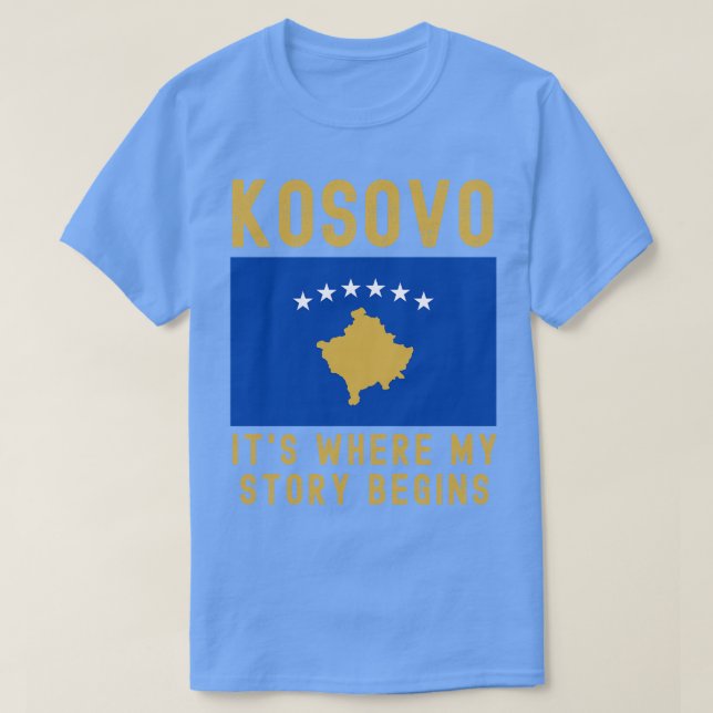 Camiseta kosovar (Frente do Design)