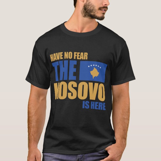 Camiseta Kosovo,Bandeira do Kosovo,Bandeira do Kosovo. (Frente)