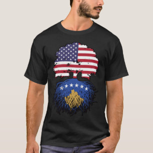 Camiseta Kosovo Kosovar American USA Estados Unidos América