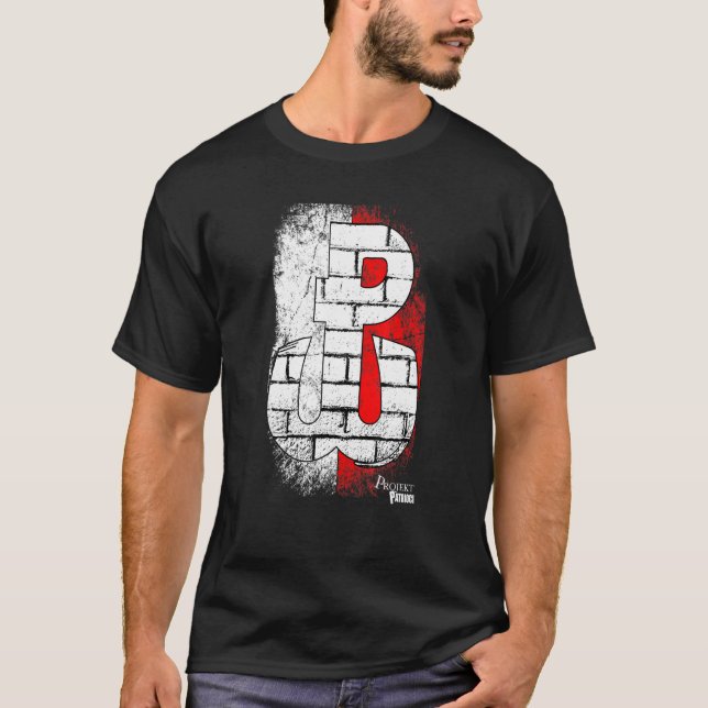 Camiseta Kotwica Polska Walczaca Símbolo de Guerra Polonês  (Frente)