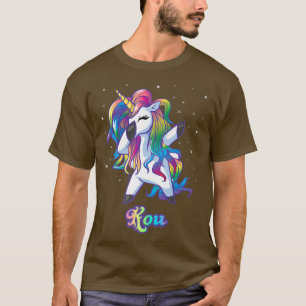 Camiseta KOU Unicorn Oferece Presentes Para Meninas De Aniv