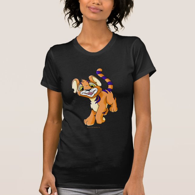 Camiseta Kougra alaranjado aventuroso (Frente)