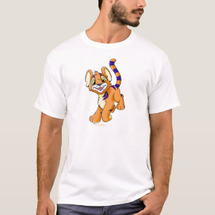 Camiseta Kougra alaranjado aventuroso