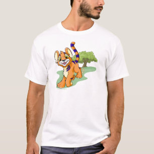 Camiseta Kougra alaranjado aventuroso na ilha do mistério