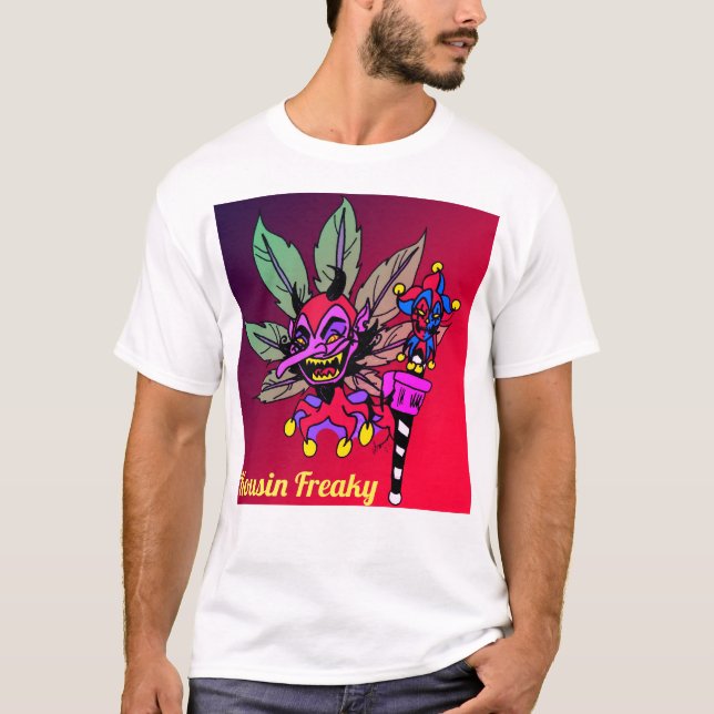 Camiseta Kousin Freaky Devils weed T-Shirt (Frente)