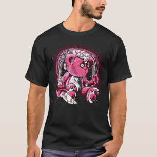 Camiseta Kowai Vaporwave Pagan Bear Occult Spooky Pastel Go