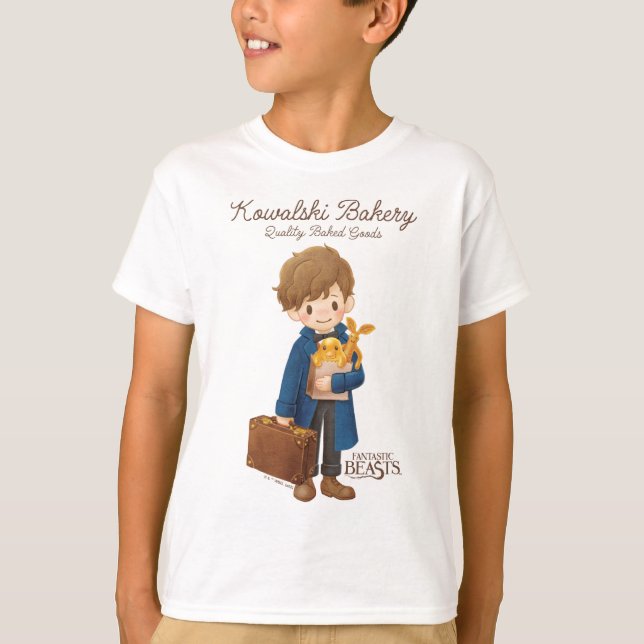 Camiseta Kowalski Bakery - Newt Scamander (Frente)