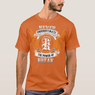 Camiseta Kozak Name Shirt Nunca Subestima O Poder De