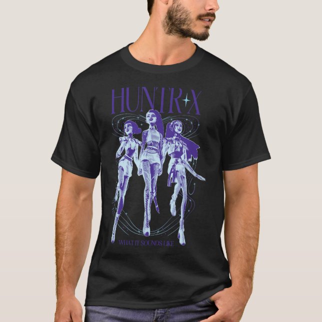 Camiseta Kp Demon Hunters Halloween Huntrix What It Sounds  (Frente)