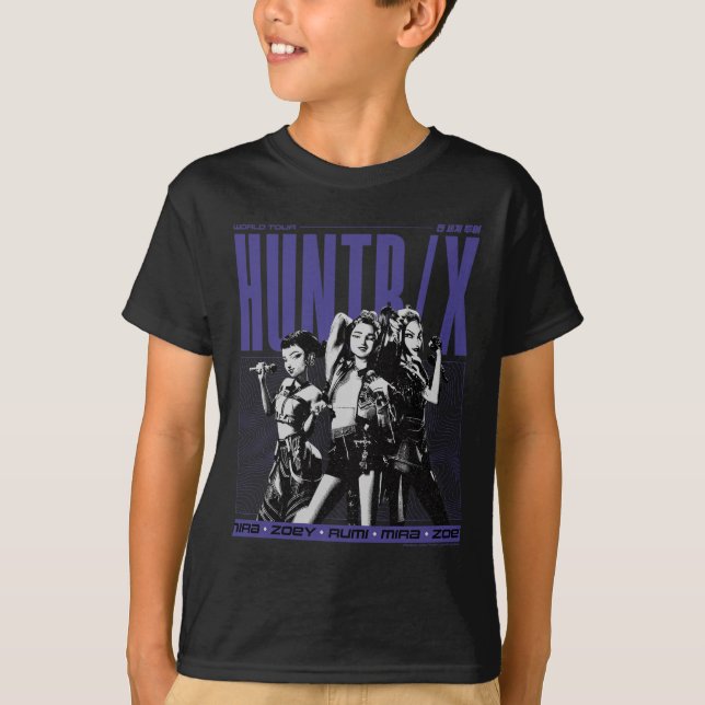 Camiseta Kp Demon Hunters Halloween World Tour Huntrix Ster (Frente)