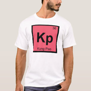 Camiseta Kp - Símbolo de Mesa Periódico da Química do Ku