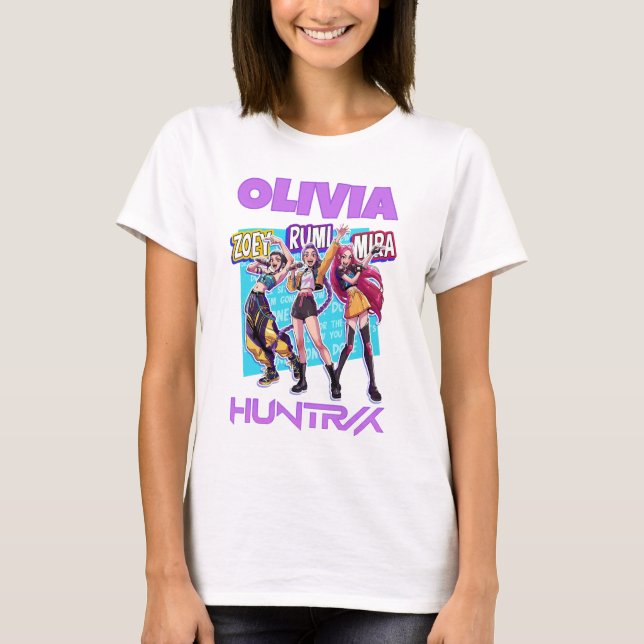 Camiseta KPop Demon Hunters, Huntrix Womens (Frente)
