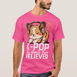 Camiseta Kpop Items Bias Corgi Dog Coreano Pop Merch K-Pop