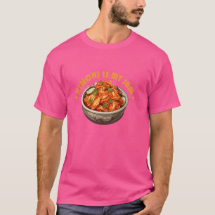 Camiseta Kpop Kimchi Vegetal Kimchi É Meu Emperramento