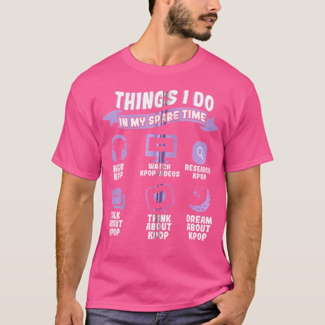 Camiseta Kpop Kpop All Day Kip Amor Zip (Frente)