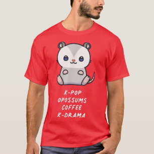 Camiseta KPop Ogambms Café KDrama Kawaii Anônimos