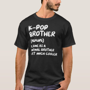 Camiseta Kpop Sul-Coreano K-Pop Definição Engraçado Kpop