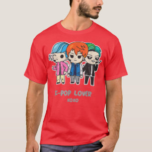 Camiseta Kpop Teen Boys Do K-Pop, Presente Para Raparigas M