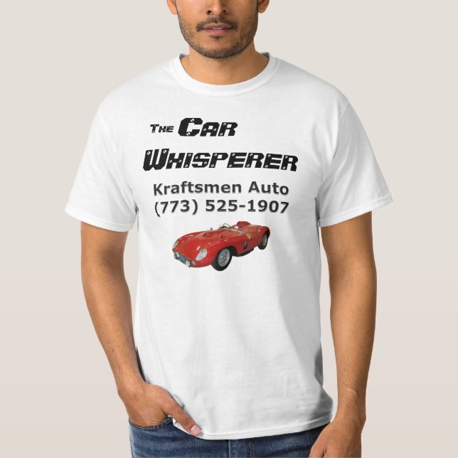 Camiseta Kraftsmen Car Whisperer Basic T-Shirt (com carro v (Frente)
