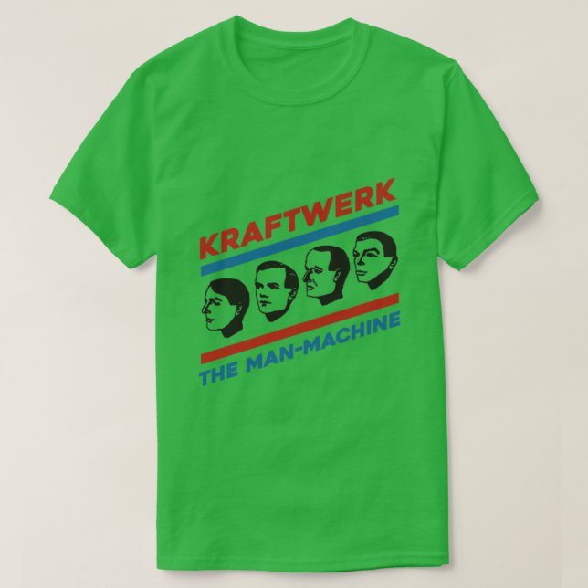 Camiseta kraftwerk a máquina do homem (Frente do Design)