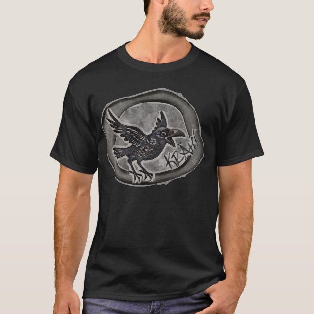 Camiseta Krähe Crow Rabe ruft KRÄH! (Frente)