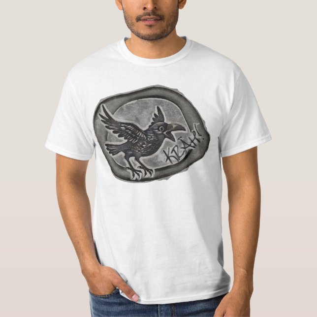Camiseta Krähe Crow Rabe ruft KRÄH! (Frente)