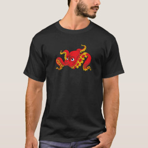 Camiseta Kraken Animal Oceânico Mergulho Profundo Monstro