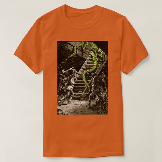 Camiseta Kraken Atacado Com Ax (Frente do Design)