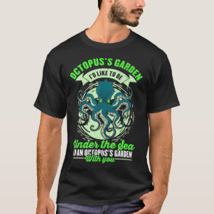 Camiseta Kraken de jardim de polvo para polvo amante de pol