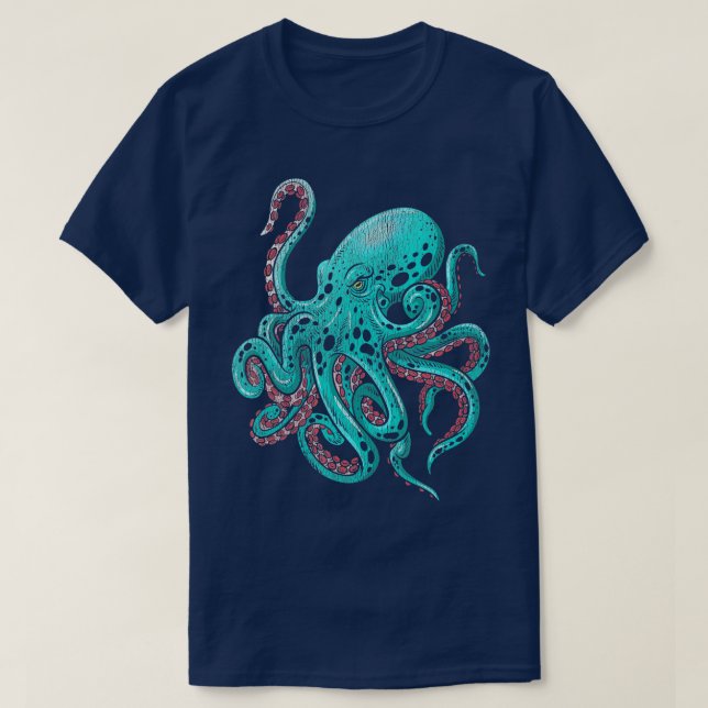 Camiseta Kraken Octopus (Frente do Design)