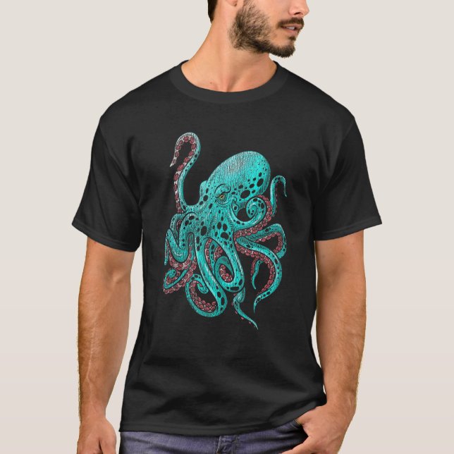 Camiseta Kraken Octopus (Frente)