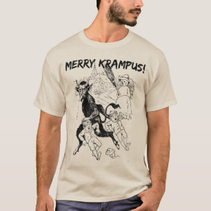 Camiseta Krampus alegre! T. T-shirt engraçado do Natal