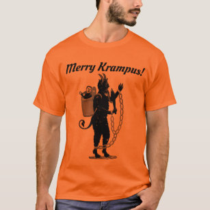 Camiseta Krampus alegre! T. T-shirt engraçado do Natal