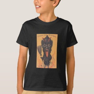 Camiseta Krampus caçoa o t-shirt